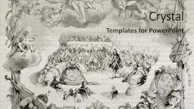  Presentation with versailles - Amazing slides having dirty dancing - invitation card at court bal backdrop and a light gray colored foreground