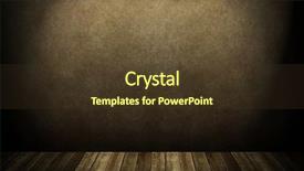  Presentation with spotlight - Colorful PPT layouts enhanced with dirty dancing - spotlight on stage backdrop and a tawny brown colored foreground