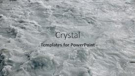  Presentation with dirty water - Theme featuring dirty-flood-water-flowing-rapidly background and a light gray colored foreground