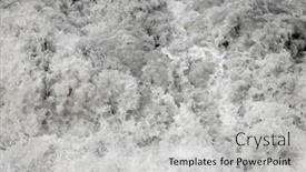  Presentation with dirty water - Slides having dirty-flood-water-flowing-rapidly background and a light gray colored foreground