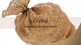  Presentation with film black and white - Cool new PPT theme with dirty food - one burlap bag filled raw backdrop and a coral colored foreground