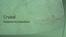  Presentation with wall paint - Audience pleasing PPT layouts consisting of dirty green paint wall background backdrop and a seafoam green colored foreground