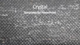  Presentation with diamond plate - Colorful slide set enhanced with dirty metal plate backdrop and a gray colored foreground