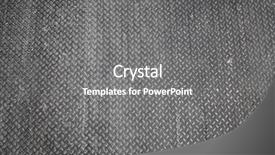  Presentation with diamond plate - Slides consisting of dirty metal plate background and a gray colored foreground