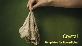  Presentation with dirt dirt texture dirty - Cool new PPT layouts with dirty rags in a female backdrop and a tawny brown colored foreground