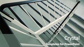  Presentation with 1960s - Slides consisting of dirty staircase of a 1960s background and a gray colored foreground