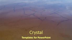  Presentation with dirty water - Amazing slide deck having dirty-water-with-polluted backdrop and a tawny brown colored foreground