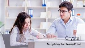  Presentation with college - Colorful PPT theme enhanced with disabled student studying and preparing for college exams backdrop and a lemonade colored foreground