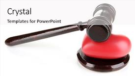  Presentation with divorce - PPT theme having disagreement statements - concept of broken heart because background and a white colored foreground