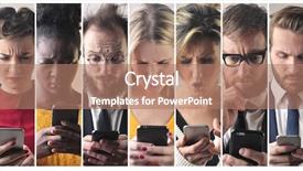  Presentation with reading and writing - Theme consisting of disappointed - disappointment reading a message background and a coral colored foreground