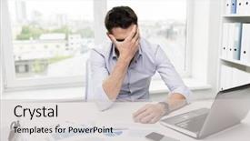  Presentation with business programming code abstract technology - Amazing slide deck having disaster - business people fail paperwork backdrop and a light gray colored foreground