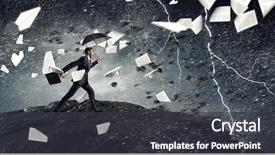  Presentation with challenge - Amazing slide deck having disaster - strong enough to challenge it backdrop and a dark gray colored foreground