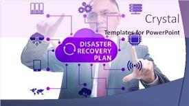 Presentation with backup - Theme with disaster-recovery-plan-and-backup background and a lavender colored foreground