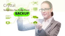  Presentation with disaster recovery - Slides consisting of disaster-recovery-plan-and-backup background and a cream colored foreground