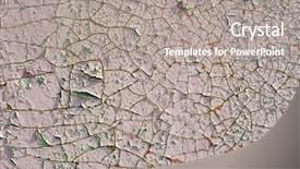  Presentation with cracked - Amazing slides having disaster relief - cracked old paint texture closeup backdrop and a gray colored foreground