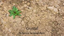  Presentation with candy land - Colorful slide deck enhanced with disaster relief - dry cracked land backdrop and a  colored foreground