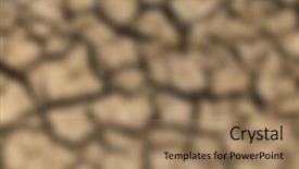  Presentation with drought - Slides having disater - abstract blurred background of cracked background and a  colored foreground