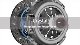  Presentation with bearing - PPT layouts featuring disc and clutch basket background and a gray colored foreground