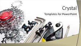  Presentation with mountain bike - Cool new presentation with mountain bike tools and spares backdrop and a white colored foreground