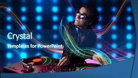  Presentation with lights - Theme having fresh ripe harvest in early fall in the suburban area background and a forest green colored foreground