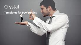  Presentation with photo - Amazing PPT theme having discharge - concept photo of wicked boss backdrop and a gray colored foreground
