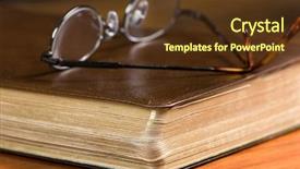  Presentation with lays - Cool new slide deck with jesus disciples - pair of glasses lays backdrop and a tawny brown colored foreground