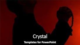  Presentation with pastor - Audience pleasing theme consisting of jesus disciples - young pastor with wooden rosary backdrop and a  colored foreground