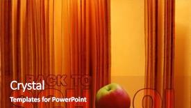  Presentation with back to school - Slide set featuring discipleship - back to school background background and a crimson colored foreground