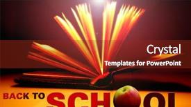  Presentation with back school - Presentation theme having discipleship - back to school background background and a tawny brown colored foreground