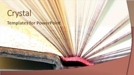  Presentation with discipleship - PPT theme having discipleship - open book blank pages close-up background and a lemonade colored foreground