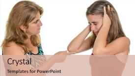  Presentation with family problems - Cool new theme with child discipline - family problems teenager conflict backdrop and a coral colored foreground