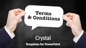  Presentation with tor terms of reference acronym - Amazing PPT theme having  backdrop and a  colored foreground