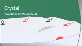  Presentation with green generic - Presentation with disclosures - hand of four aces background and a ocean colored foreground