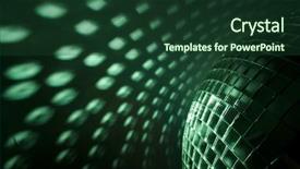  Presentation with 80s disco - Beautiful presentation theme featuring disco ball backdrop and a tawny brown colored foreground