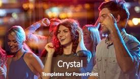  Presentation with night club - Presentation consisting of disco free - party holidays celebration nightlife background and a tawny brown colored foreground