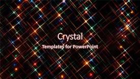  Presentation with stars - Beautiful presentation theme featuring disco lights - bokeh stars background backdrop and a  colored foreground