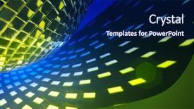  Presentation with 80s disco - PPT theme with disco lights background and a navy blue colored foreground