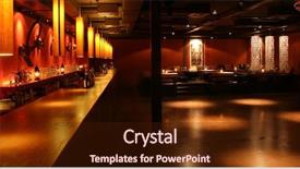  Presentation with raising the bar - Audience pleasing slide set consisting of discotheque bar room empty atmosphere backdrop and a wine colored foreground