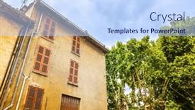  Presentation with culture - Presentation theme featuring discover-the-beauty-and-culture background and a sky blue colored foreground