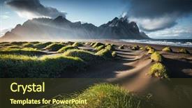  Presentation with batman - PPT theme with discover the beauty of earth background and a tawny brown colored foreground