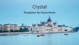  Presentation with hungary travel - Theme having discover the beauty of earth background and a light blue colored foreground