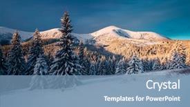  Presentation with happy new year - Beautiful PPT theme featuring discover the beauty of earth backdrop and a seafoam green colored foreground