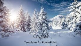  Presentation with happy new year - Slide deck featuring discover the beauty of earth background and a light blue colored foreground