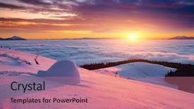  Presentation with view of the vinales valley - Slide deck featuring discover the beauty of earth background and a coral colored foreground