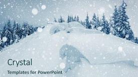  Presentation with happy new year - PPT theme having discover the beauty of earth background and a sky blue colored foreground