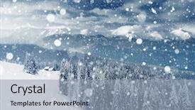  Presentation with happy new year - Amazing theme having discover the beauty of earth backdrop and a light blue colored foreground