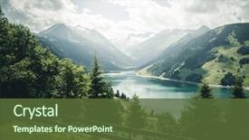  Presentation with salzburg - Amazing PPT theme having discover the beauty of earth backdrop and a tawny brown colored foreground