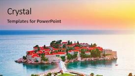  Presentation with europe history - Presentation theme having discover the beauty of earth background and a lemonade colored foreground