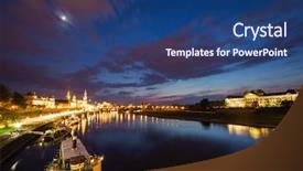  Presentation with earth land - PPT theme with discover the beauty of earth background and a  colored foreground