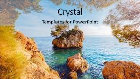  Presentation with dalmatia - Cool new PPT layouts with discover the beauty of earth backdrop and a light blue colored foreground